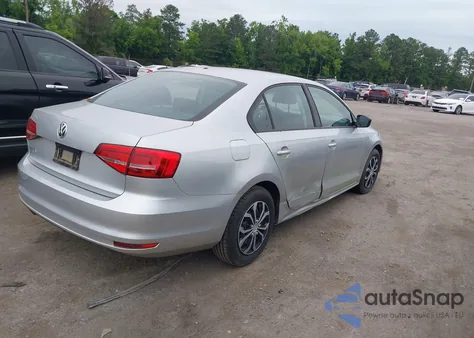 2015 Volkswagen Jetta 2.0L S from USA, damaged, VIN 3VW2K7AJ8FM297475